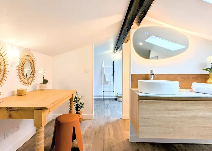 151 - Terrasse & Jacuzzi, Rue Trivalle, Pied De La Cite De - Climatisation, Netflix, Fibre Lägenhet *