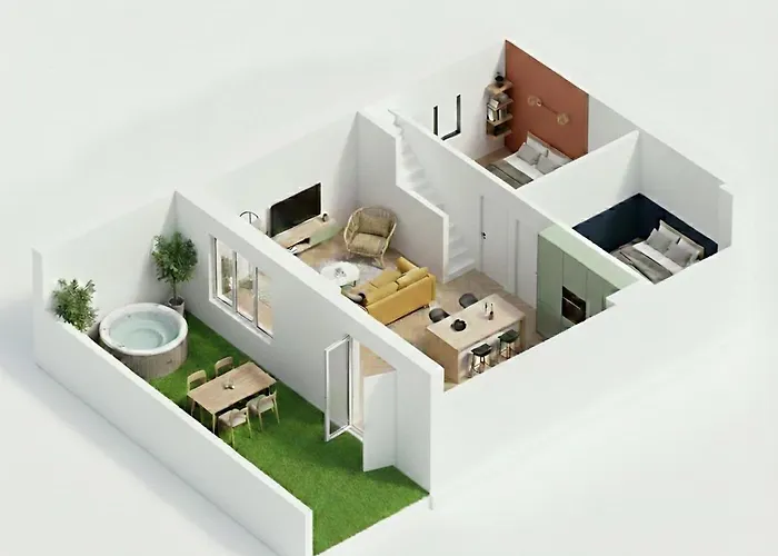 Apartment 151 - Terrasse & Jacuzzi, Rue Trivalle, Pied De La Cite De - Climatisation, Netflix, Fibre *